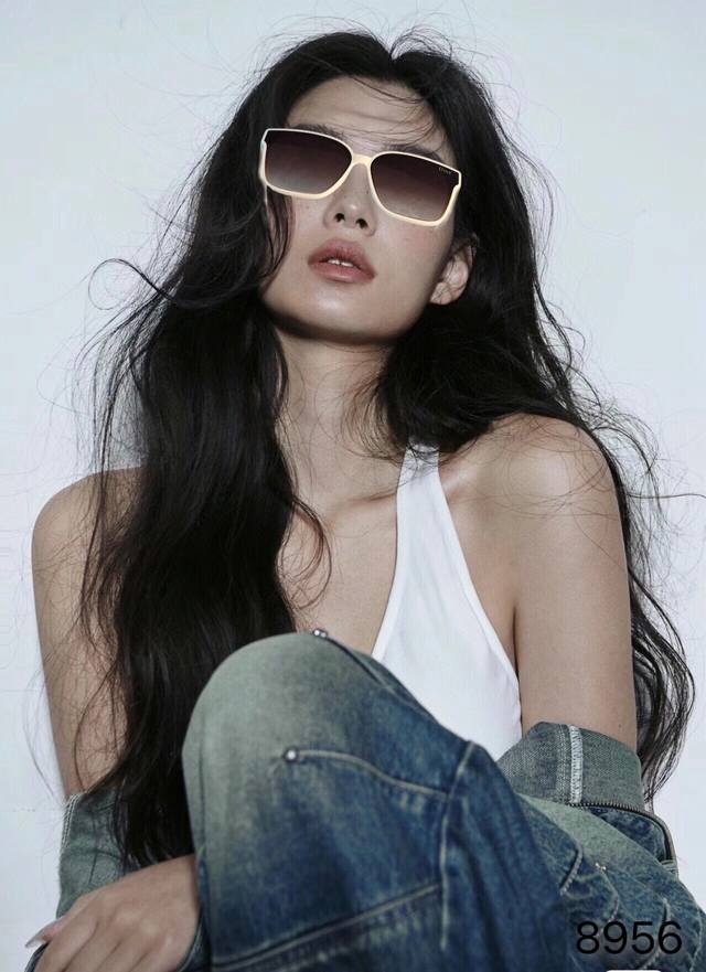 Dio* new large frame super personality nylon sunglasses with great texture Uv400