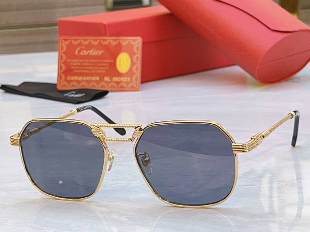 Cartie* Cartier* new sunglasses, Mod:Ct0368S, Size:58