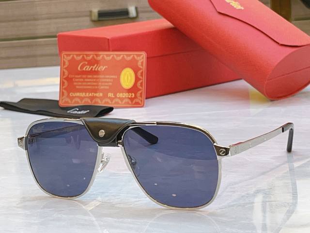 Cartie* Cartier* new sunglasses, Mod:Ct0165S, Size:58