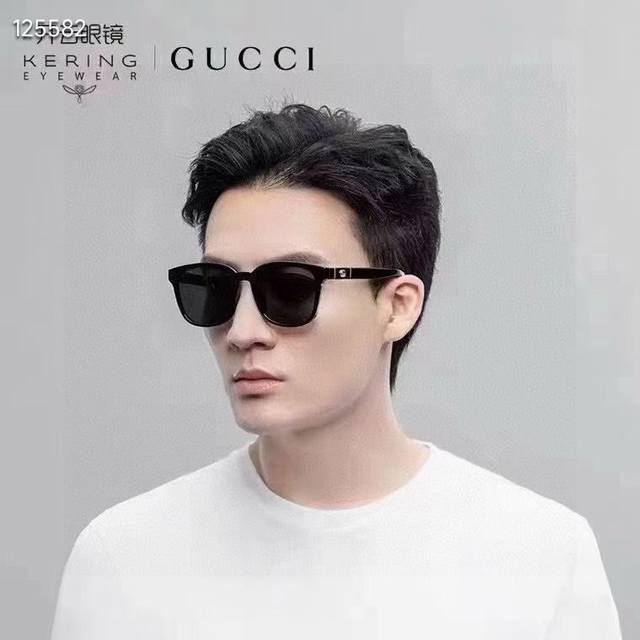Gucci 2025 new G sunglasses for men and women sun protection and UV protection s