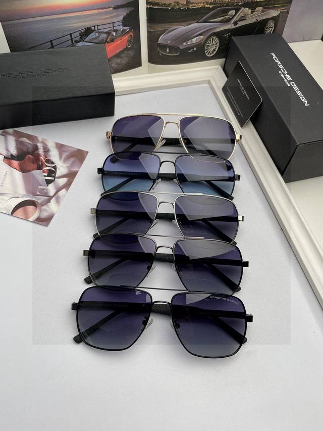New model brand: Porsche High-quality original sunglasses for men and women Mat