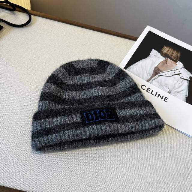 Dior Miss Dior knitted beanie, wool hat