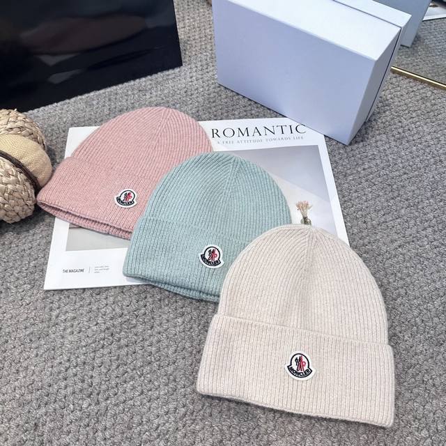 Mengkou autumn and winter new woolen hat, knitted hat simple and versatile styl
