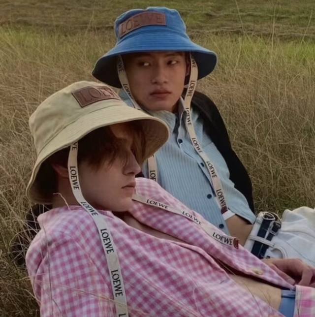 Loewe's personalized bucket hat with straps is an excellent casual bucket hat. I