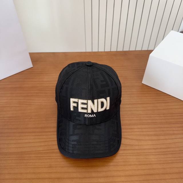 Fendi Fendi monogram series baseball cap classic Ff mid-century single product,