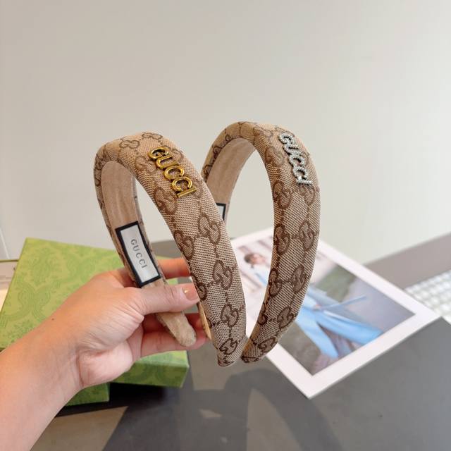 with packaging Gucci official classic new double G headband, a must-have item f