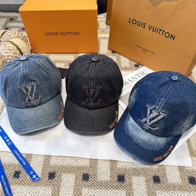 Louis Vuitton baseball cap Louisvuitton new Lv baseball cap, heavy-duty craftsma