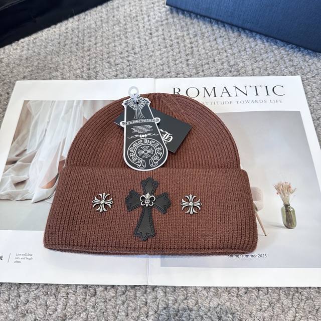 Chrome Hearts Autumn and Winter Wool Knitted Beanie This must be a favorite of