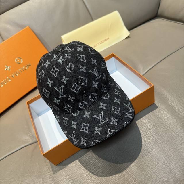comes with a box bag, Lv Louis Vuitton new original baseball cap, Lv denim jacq