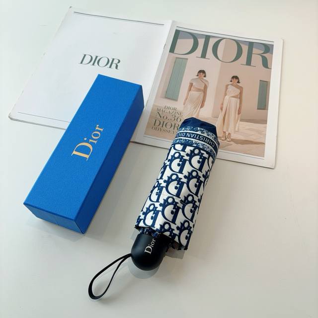 Dior 50% folding umbrella, ultra-light, pocket only 18cm, hot-selling model with