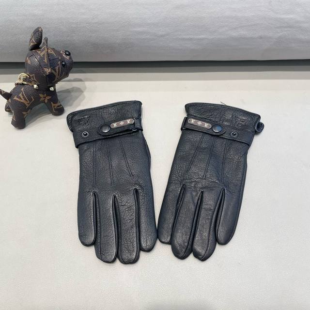 New Louis Vuitton men's gloves, exclusively custom-made, with imported first-gr