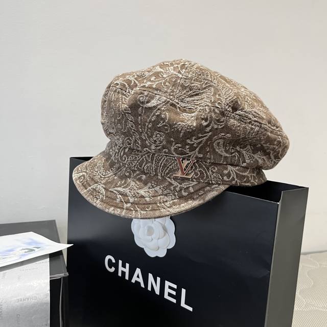 Lv new duckbill military cap, high-end custom made, head circumference 57cm