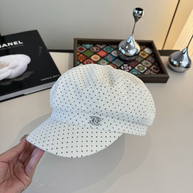 Chanel new duckbill military cap, high-end custom made, head circumference 57cm