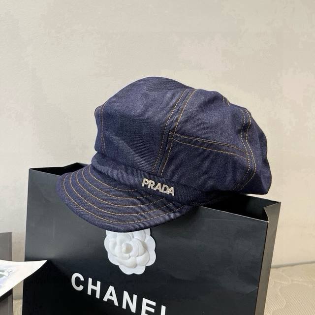 Prada new duckbill military cap, high-end custom made, head circumference 57cm