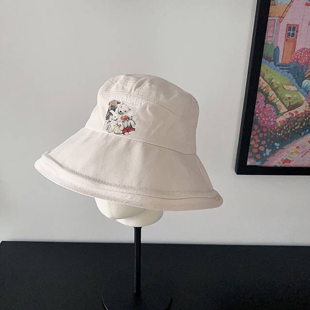 Special dust bag Burberry Burberry 2025 new irregular pattern bucket hat unique