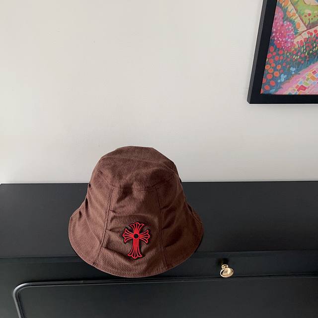 Special dust bag Chrome Hearts 2025 new irregular pleated bucket hat, unique des