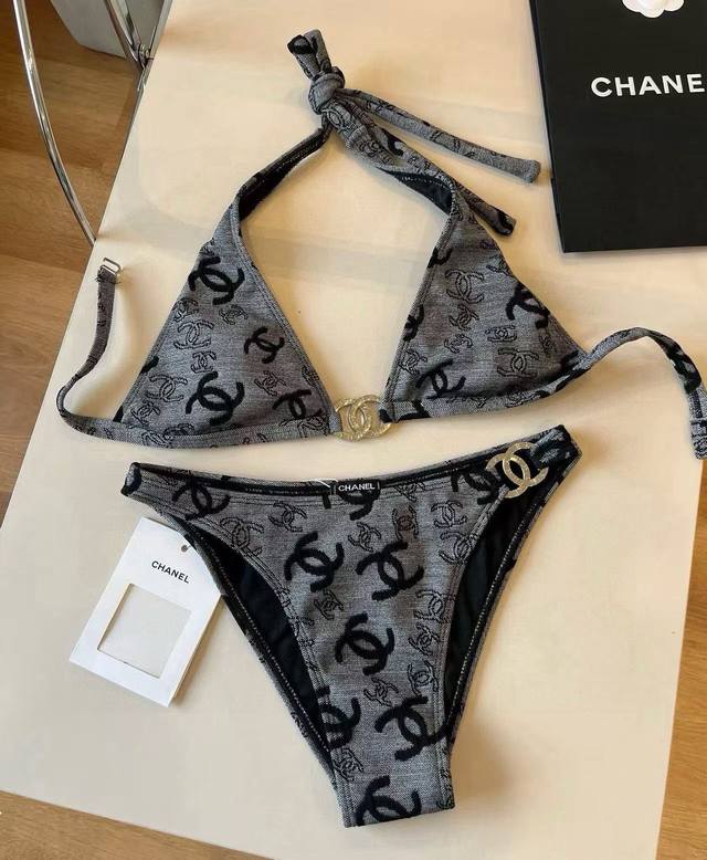 Chanel Chanel bikini swimsuit latest fabric SML Xl