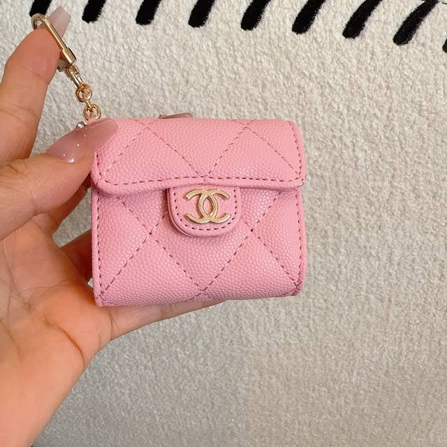 Chanel classic C3 earphone bag universal model official website 1:1 earphone bag