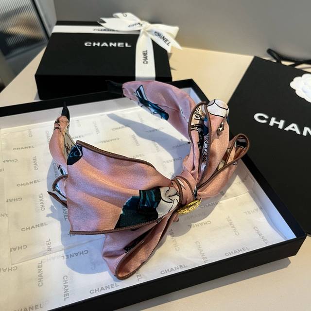 Hermes new bow floral headband