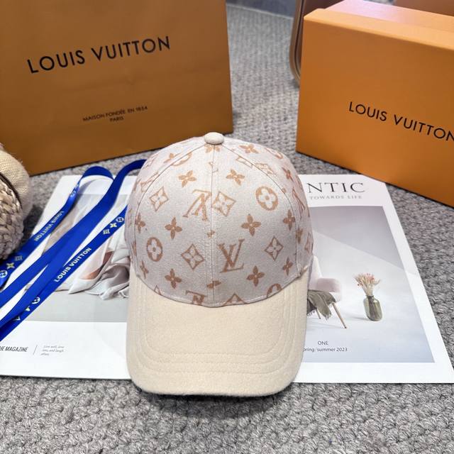 Louis Vuitton baseball cap Louisvuitton new autumn and winter Lv baseball cap,