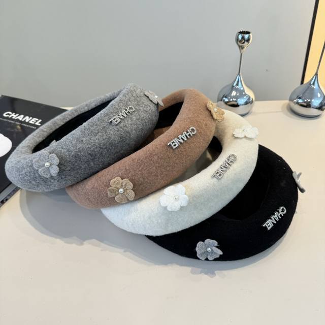 Chanel's new wool beret, 100% wool fabric, head circumference 57cm