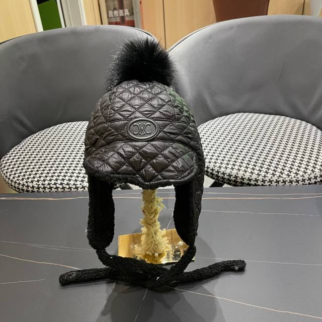 Cellne Autumn and Winter New Lei Feng Hat Women's Winter Fashion Warm Plus Velve