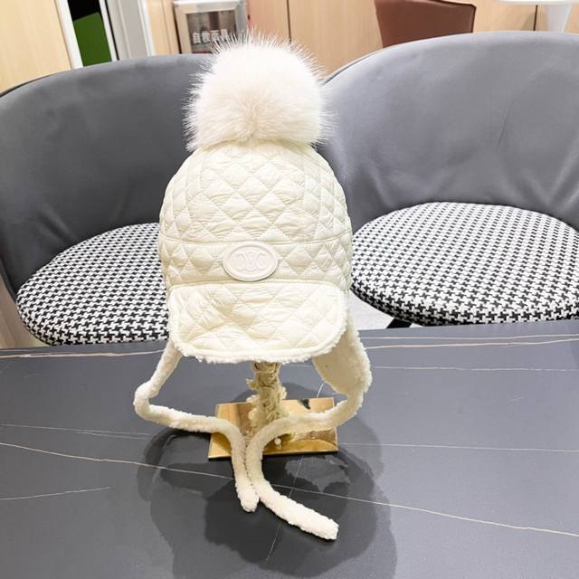 Cellne Autumn and Winter New Lei Feng Hat Women's Winter Fashion Warm Plus Velve