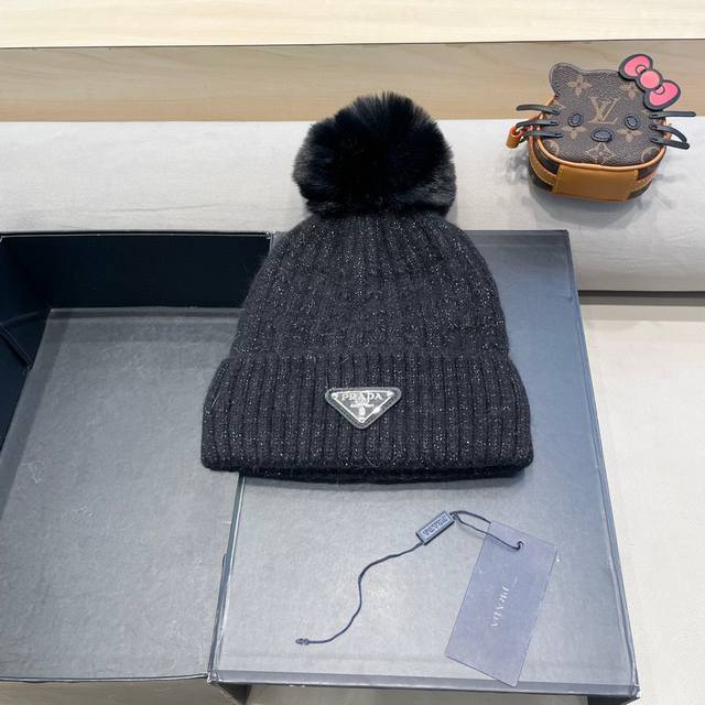 prada Prada new wool hat, super running volume