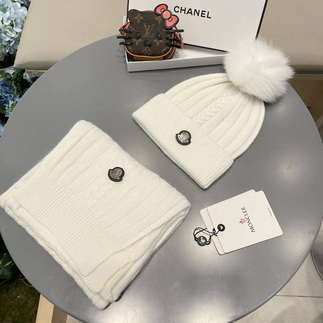 Mengkou. Wool hat set - classic hat and scarf set! Composition: 70% wool, 30% r