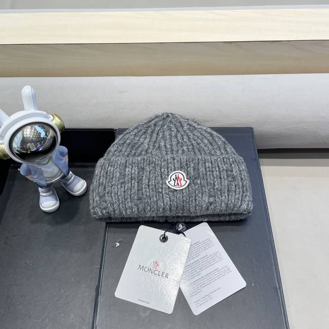 Moncler official authentic Moncler Lingyu knitted wool hat for women in autumn a