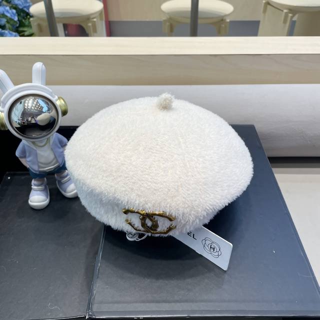Chanel Korean beret women's 202 new autumn and winter face-revealing small Frenc