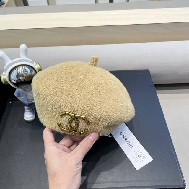 Chanel Korean beret women's 202 new autumn and winter face-revealing small Frenc