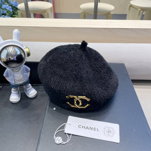 Chanel Korean beret women's 202 new autumn and winter face-revealing small Frenc