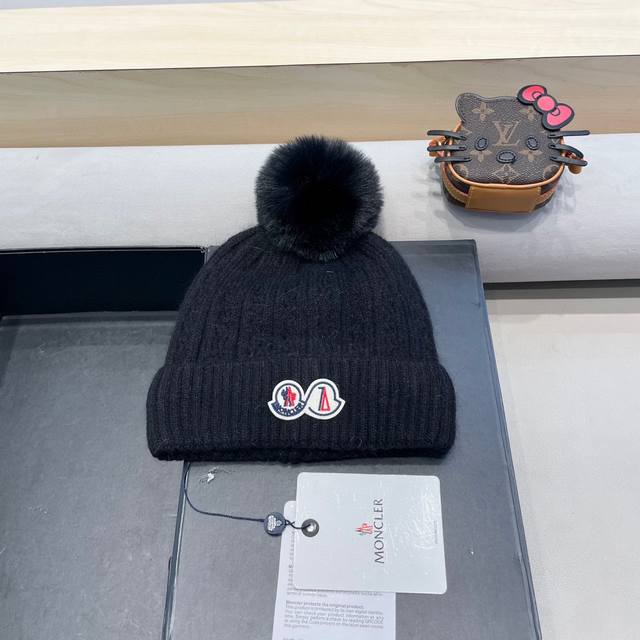 Moncler double standard rabbit fur autumn and winter new hat women's fashion all