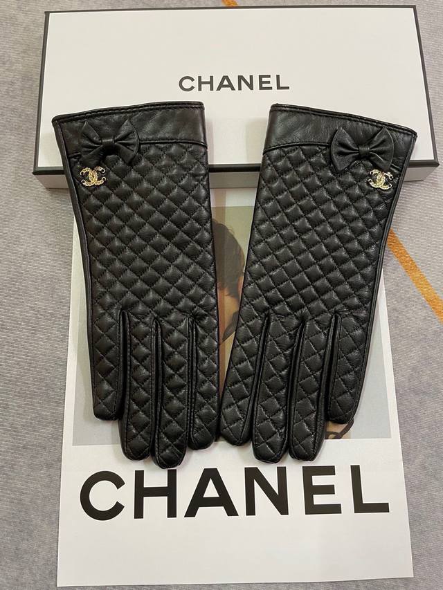 Chanel new women's gloves, first-class sheepskin leather, ultra-thin, soft and