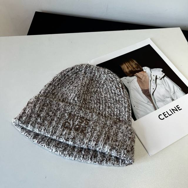 Dior Miss Dior knitted beanie, wool hat