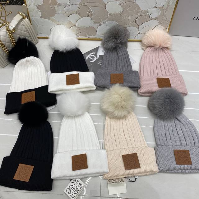 Loewe rabbit wool knitted hat