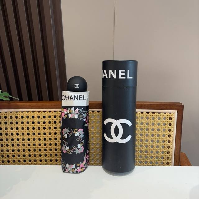 Chanel Chanel 50% off manual folding umbrella uses Taiwan imported UV anti-ultra