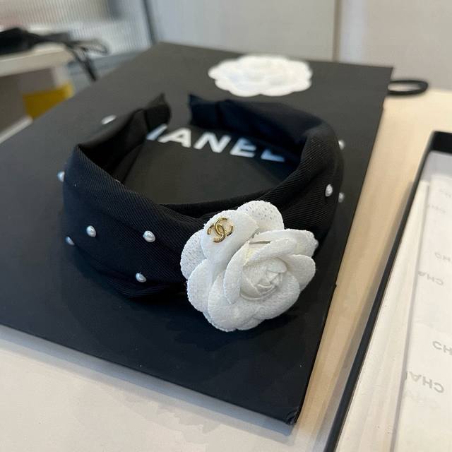 Chanel Camellia Headband, original quality