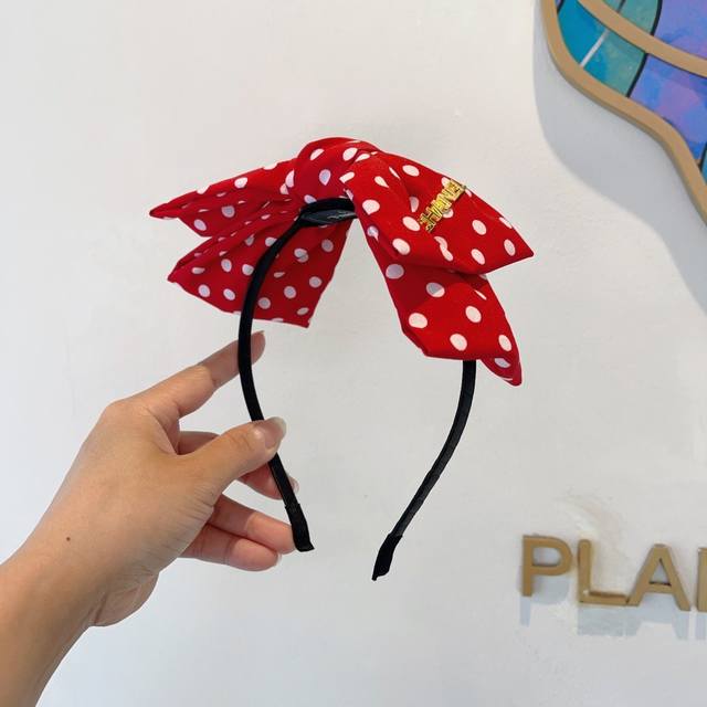 with packaging Chanel Chanel's new style polka dot bow exquisite headband, retr