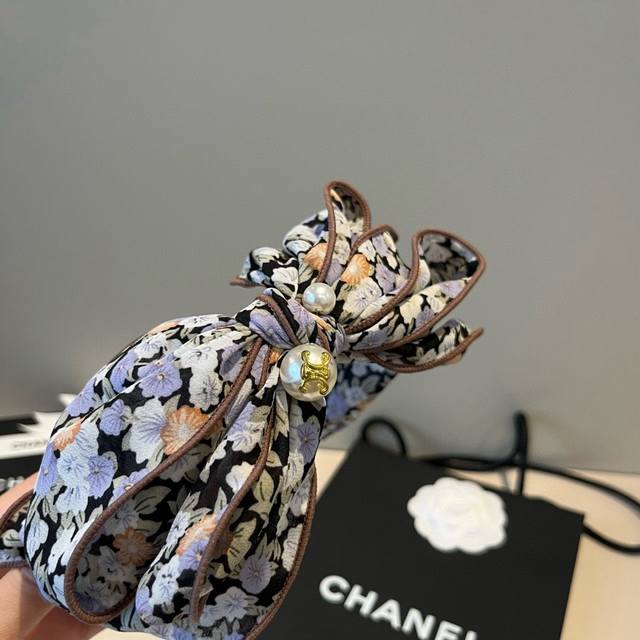 Celine Celine new bow floral headband