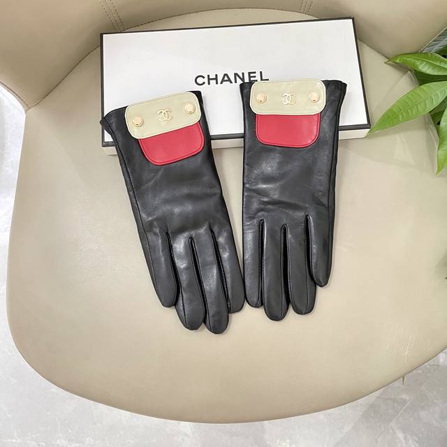 Chanel new women's gloves, first-grade sheepskin leather, ultra-thin, soft and c