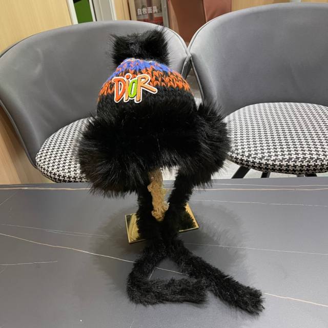 Dior Dior Lei Feng hat 2025 winter Northeast cold-proof windproof warm cotton ha