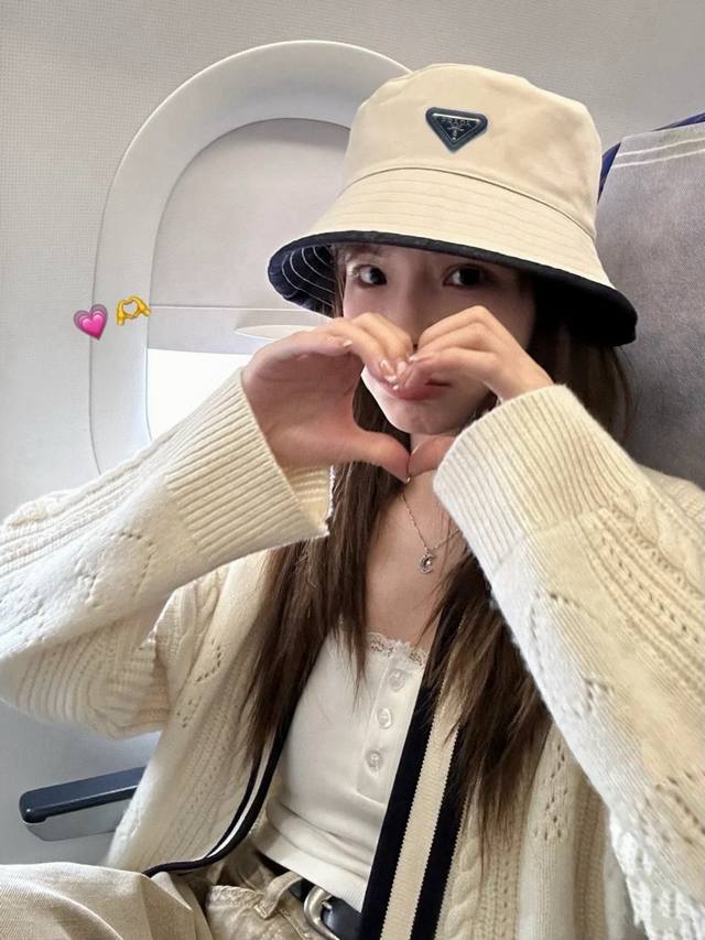 Prada high-end custom bucket hat, head circumference 57cm