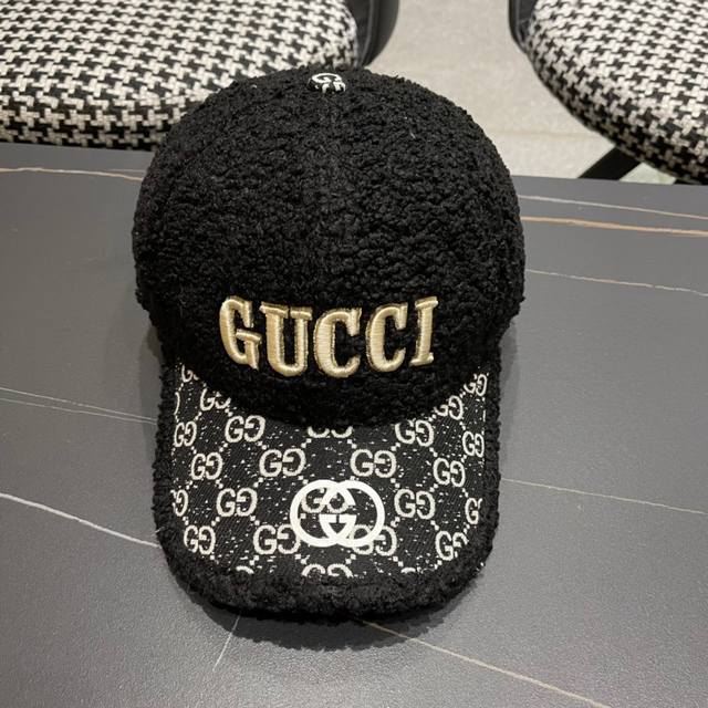 Gucci baseball cap Gucci official website new autumn and winter new plush baseba