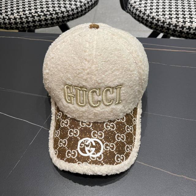 Gucci baseball cap Gucci official website new autumn and winter new plush baseba