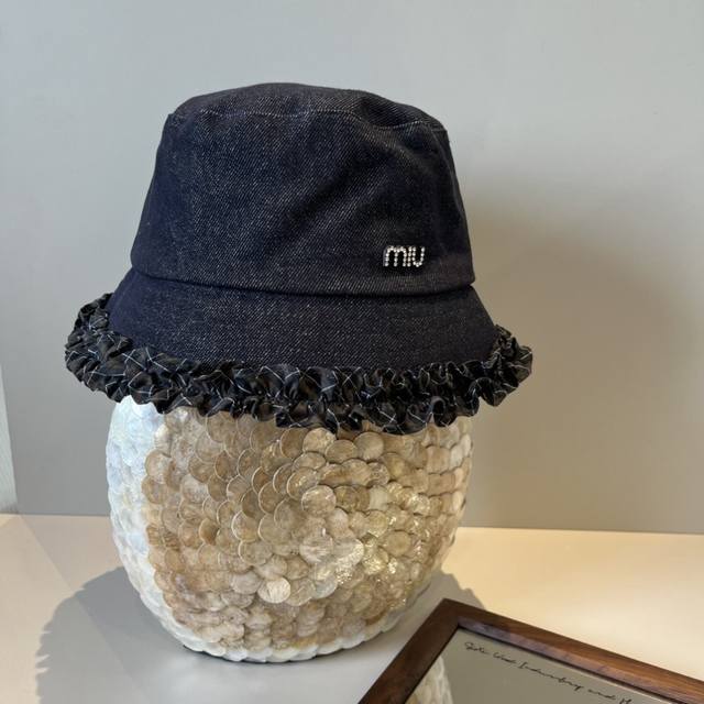 Miumiu new denim bucket hat, head circumference 57cm