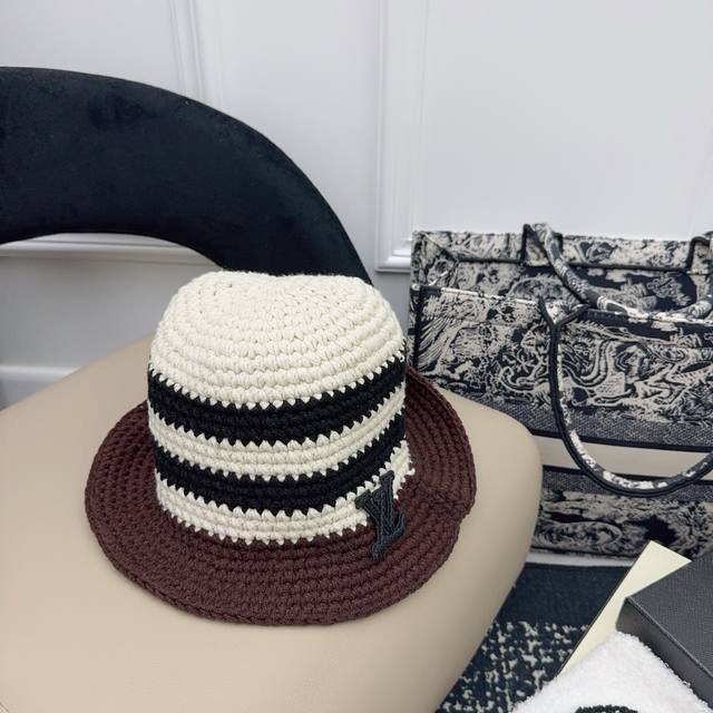 Lv New arrivalHand-woven styleCan be salty or sweet! Unisex bucket hat