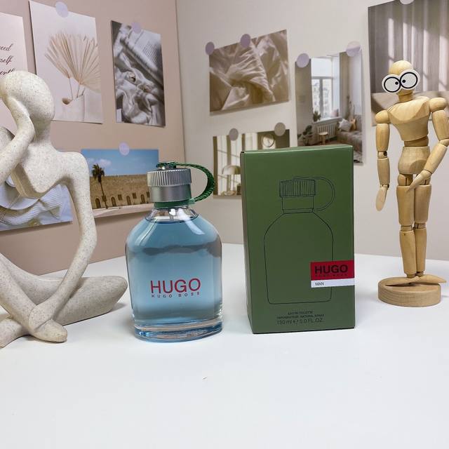 High-end quality Hugo Boss Hugo Boss Youke green kettle Edt men's eau de toilett