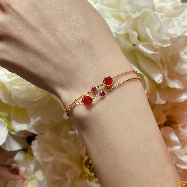 V Gold material 1260270 High-end Seiko Piaget rotating ball bracelet, freely mat